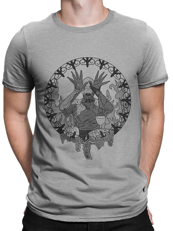 

Футболка мужская Dream Shirts Лабиринт Фавна серая M, Лабиринт Фавна