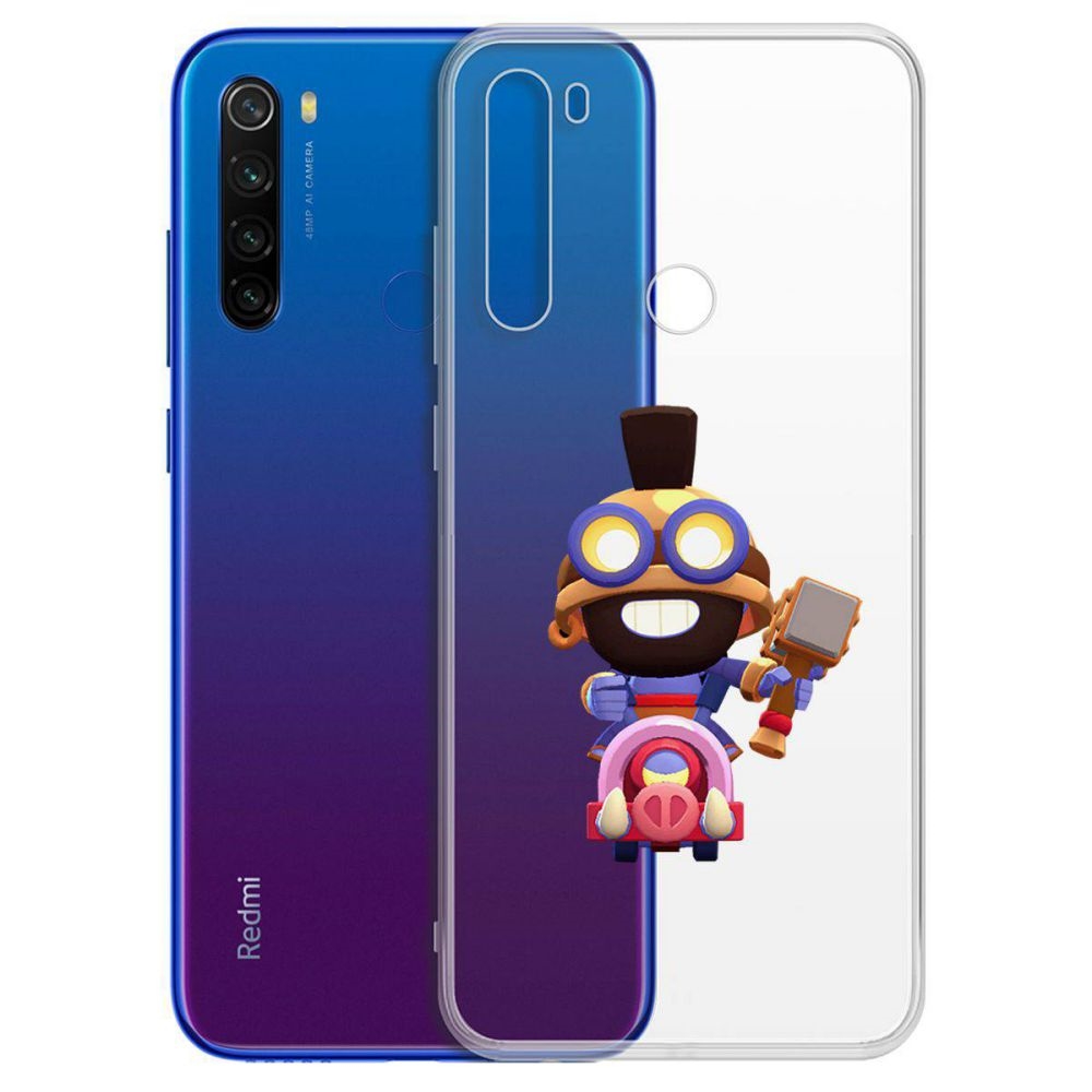 

Чехол-накладка Brawl Stars-Карл Всадник на кабане для Xiaomi Redmi Note 8T