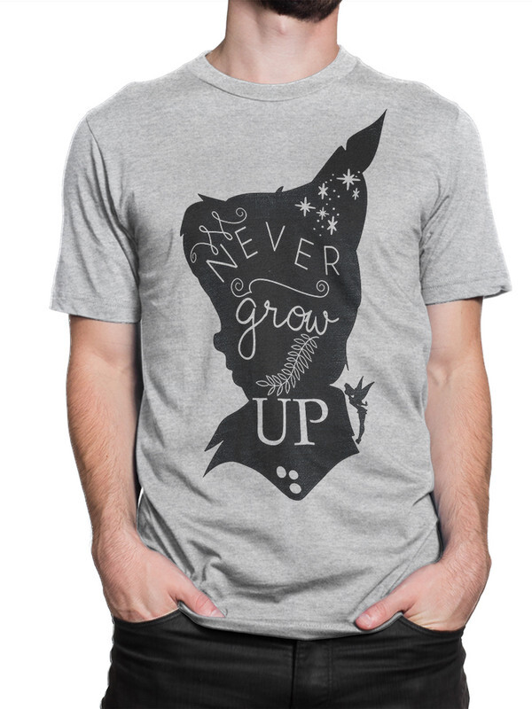 

Футболка мужская Dream Shirts Питер Пен серая 3XL, Питер Пен