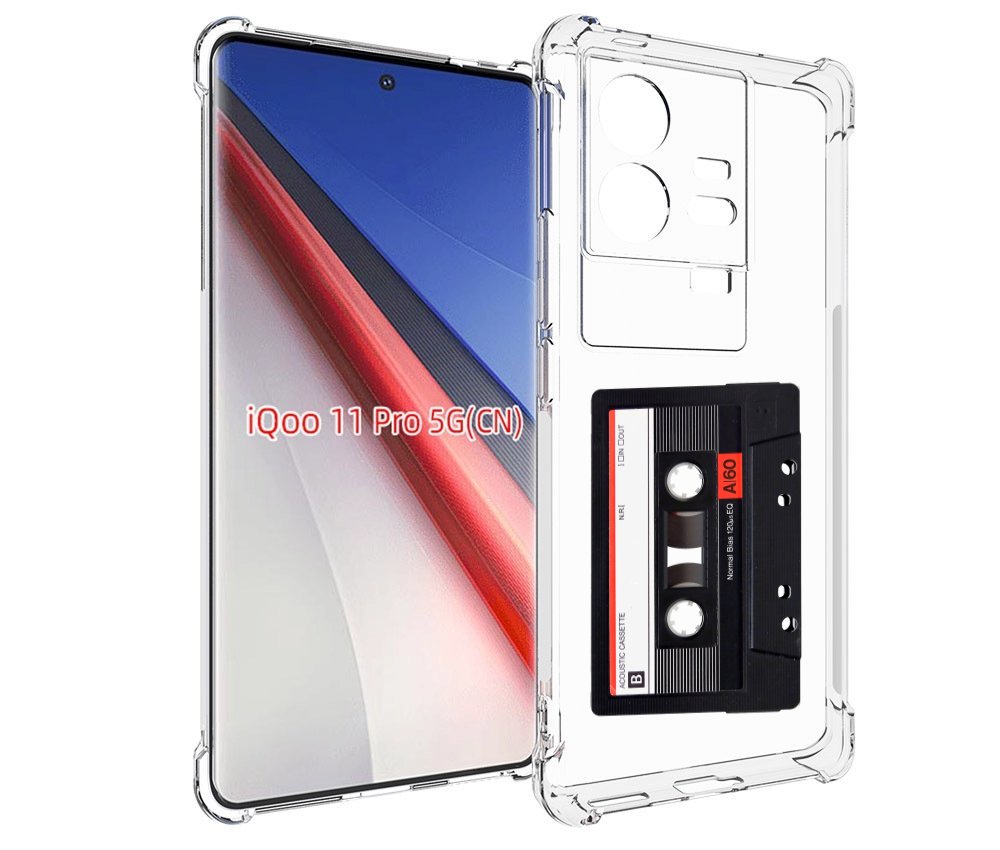 

Чехол бампер MyPads касета для Vivo iQOO 11 Pro противоударный, Прозрачный, Tocco