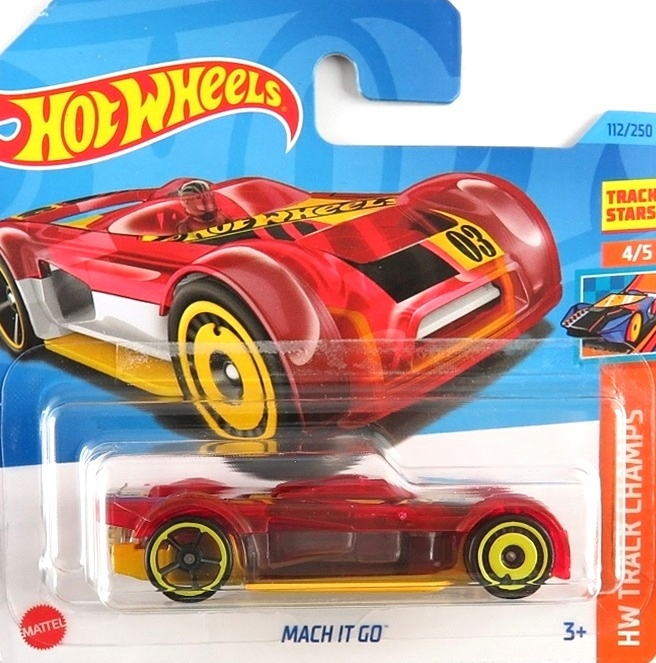 Машинка Hot Wheels HW TRACK CHAMPS Mach it Go, HKK40-N521 hot wheels meandering race track 5 lane race track becomes other can be combined in sets 1 pcs car included