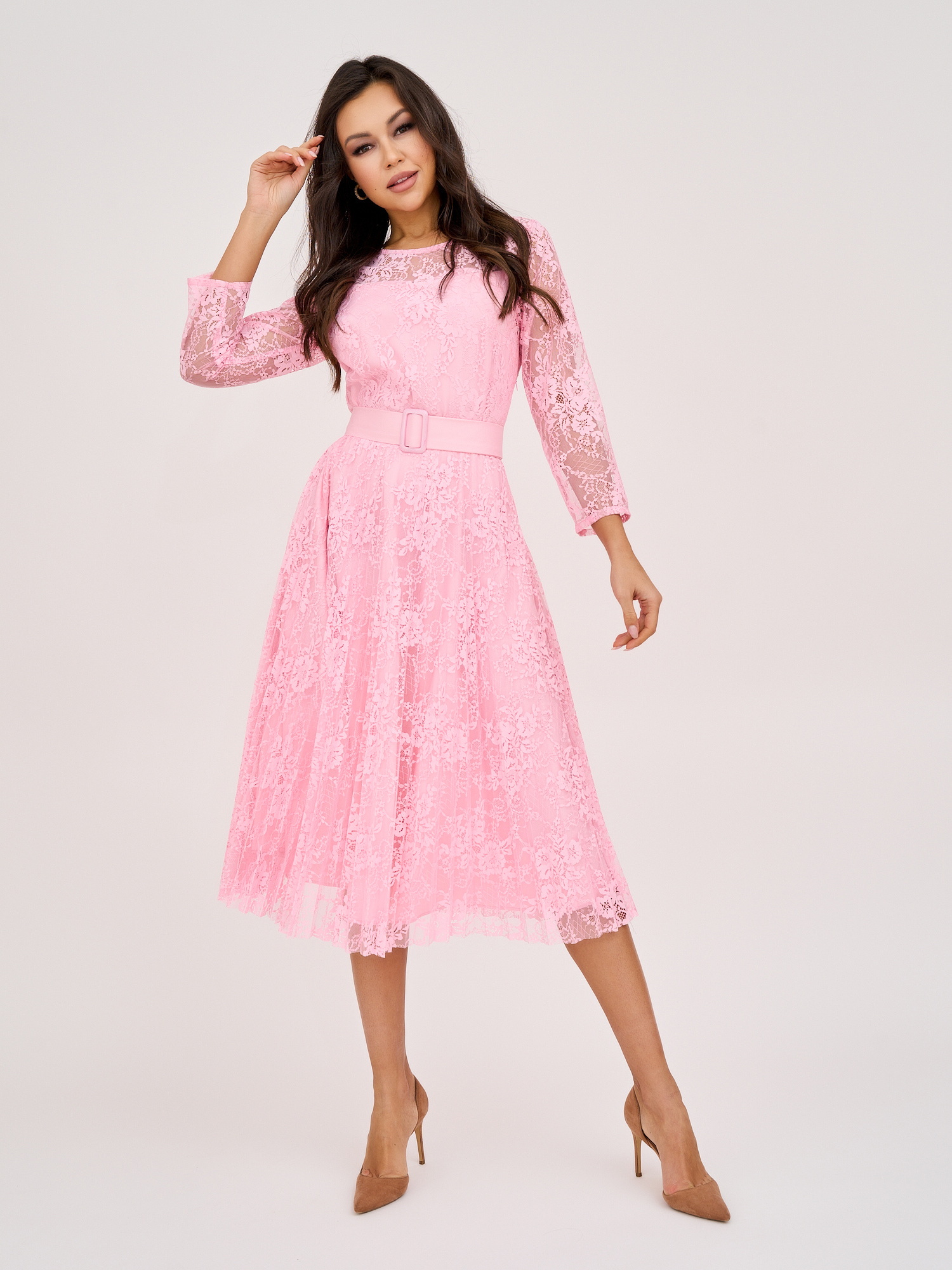 Платье женское BrandStoff BSKRPRYAG розовое 52 RU