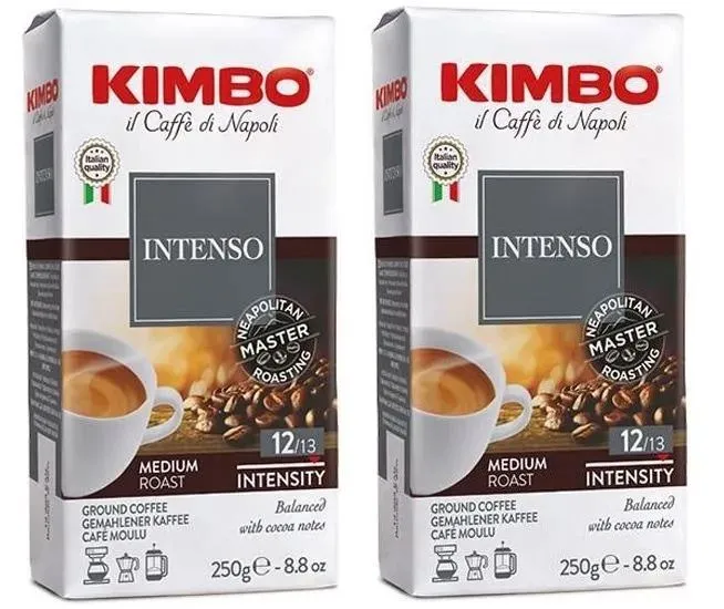 Кофе молотый Kimbo Aroma Intenso натуральный жареный, 250 г х 2 шт