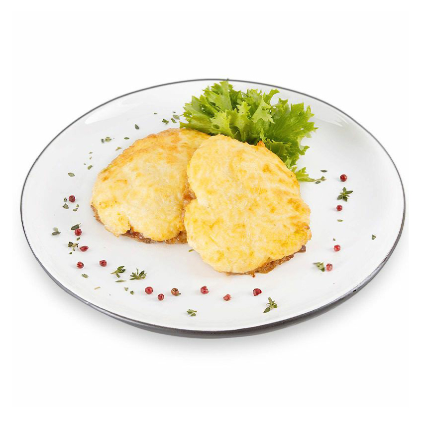 Мясо Шеф Перекрёсток по-французски запеченное