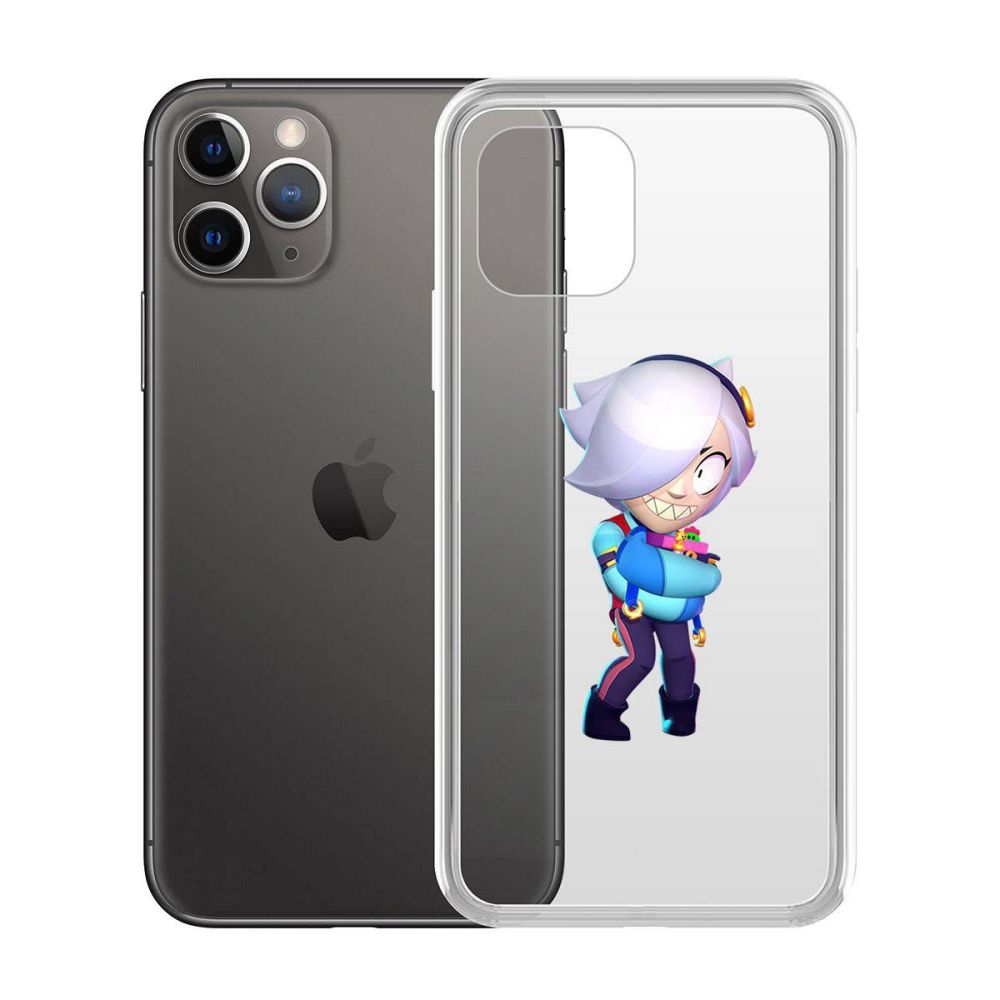 

Чехол-накладка Brawl Stars-Колетт для iPhone 11 Pro, Прозрачный