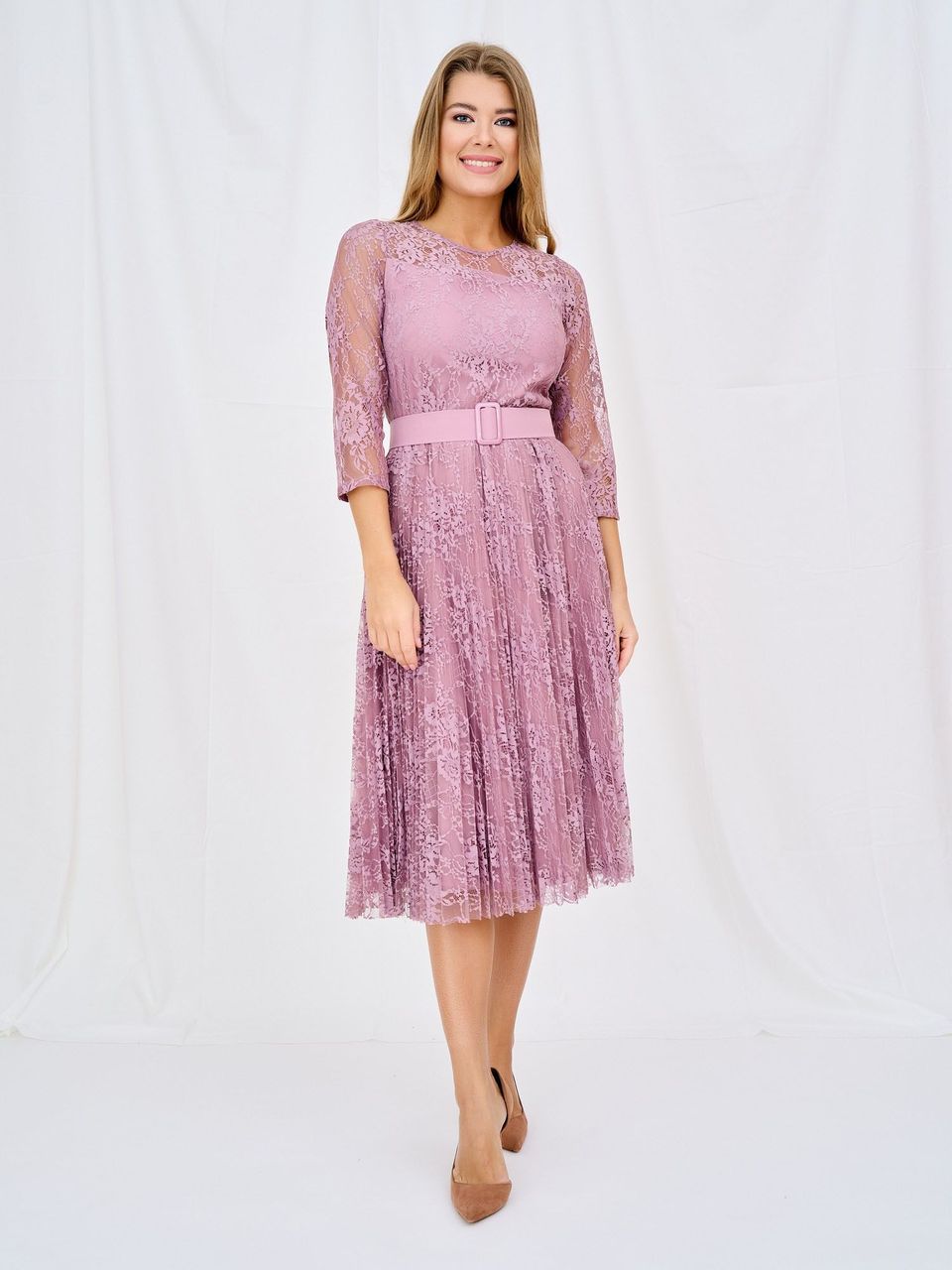 Платье женское BrandStoff BSKRPRYAG розовое 48 RU