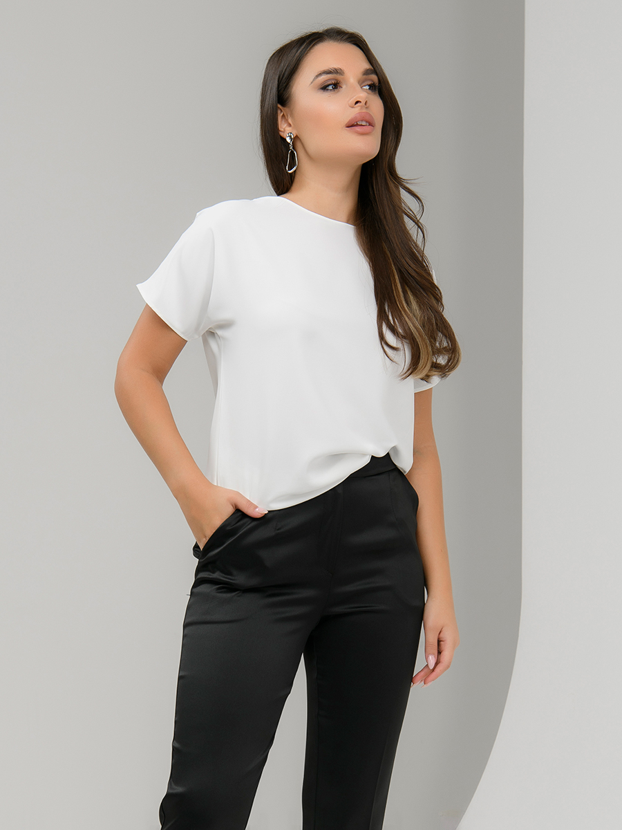 

Блуза женская 1001dress 0142107-02550 белая 54-56 RU, 0142107-02550