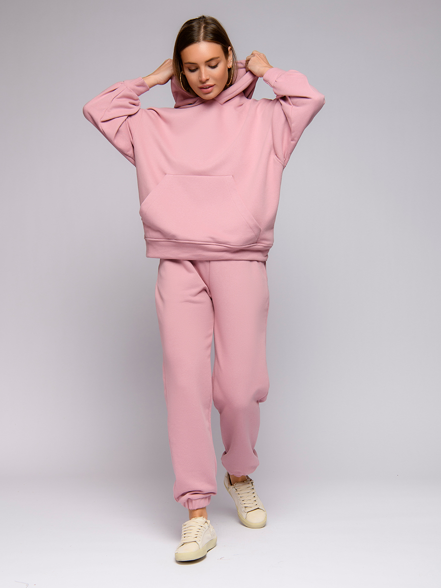 

Спортивные брюки женские 1001dress 0142108-02530 розовые 46 RU, 0142108-02530