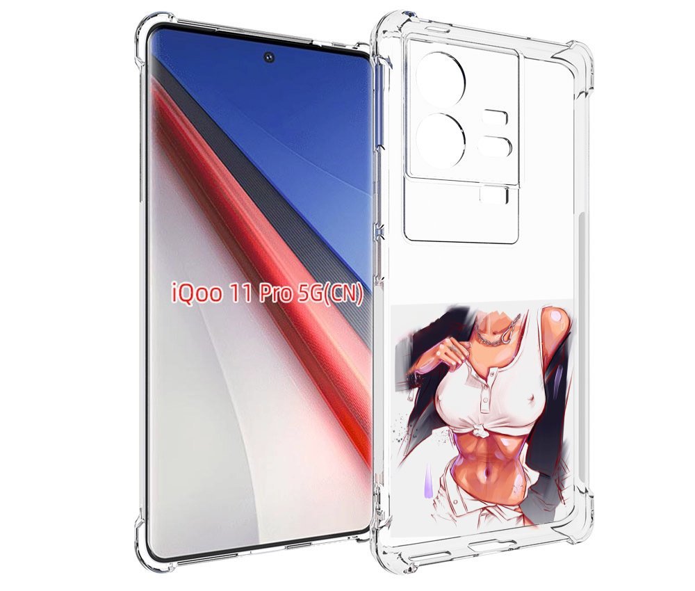 Чехол бампер MyPads красивая-стройная-модель для Vivo iQOO 11 Pr...