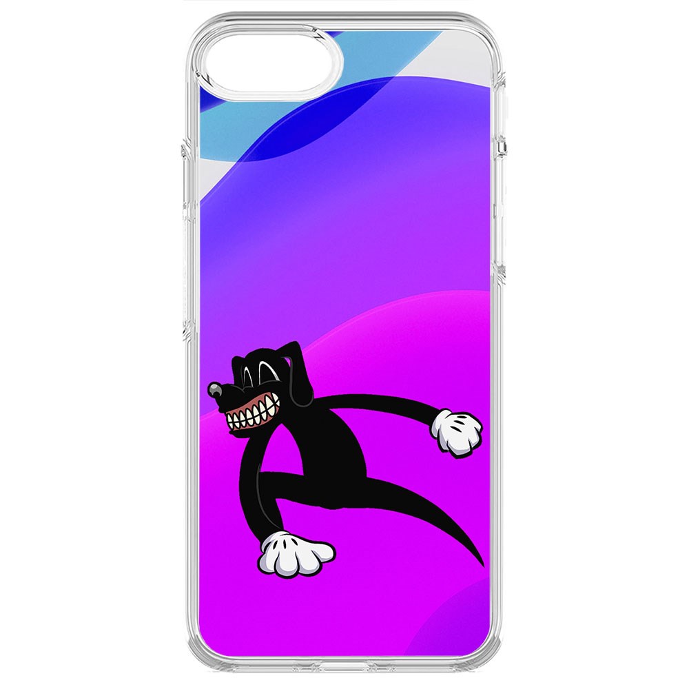 

Чехол-накладка Krutoff Clear Case Хаги Ваги - Картун Дог для iPhone SE 2020