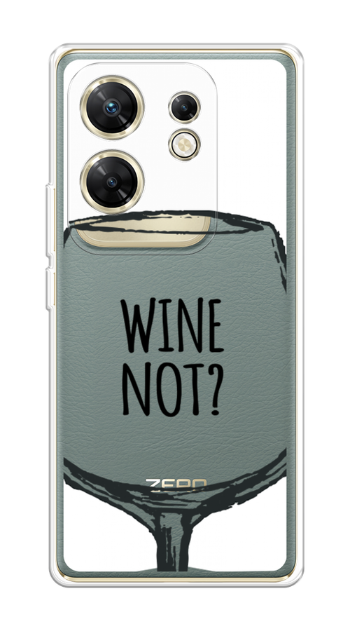 

Чехол на Infinix Zero 30 4G "Wine not white", Белый, 3105050-1