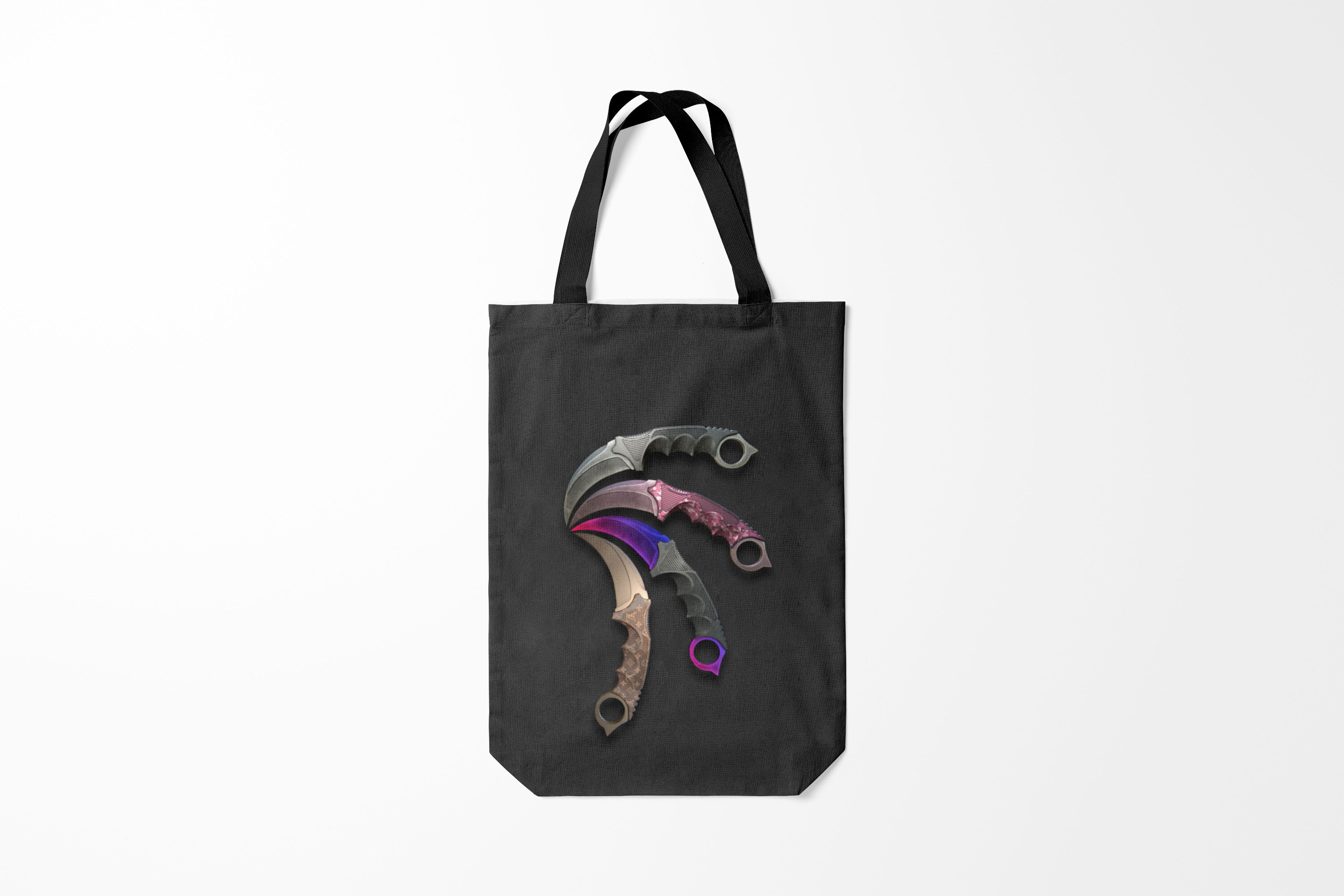 

Сумка шoппер унисекс Burnettie Counter Strike CS, черный, Counter Strike CS