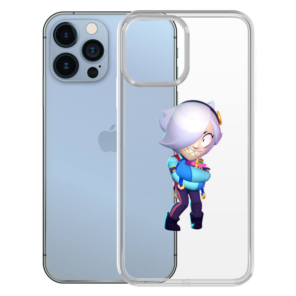 

Чехол-накладка Brawl Stars-Колетт для iPhone 13, Прозрачный