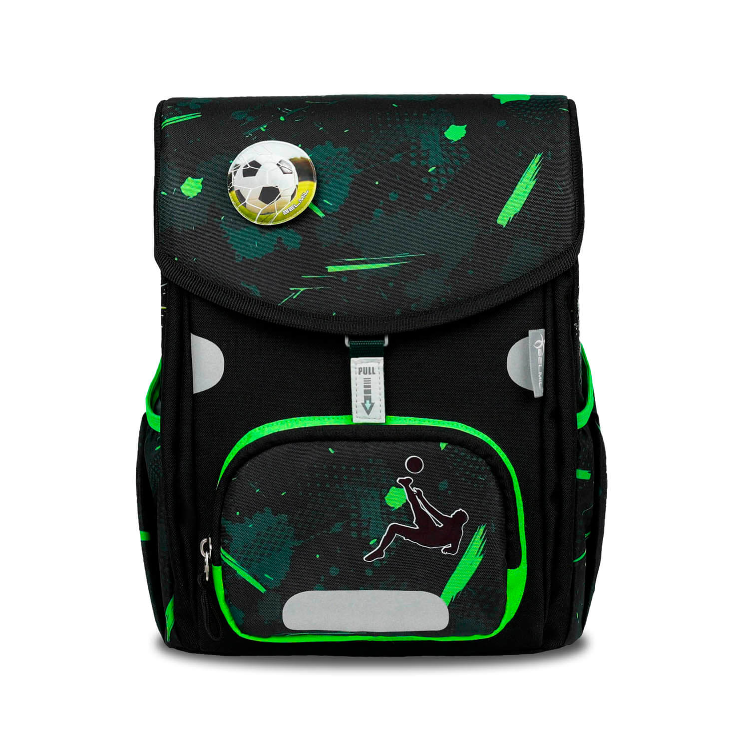 

Ранец школьный Belmil Prime Neon Sport BEL-PRM-405-80-A67 650 гр Темно-зеленый, черный, Belmil Prime