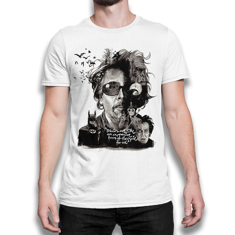 

Футболка мужская Dream Shirts Тим Бёртон 999558222 белая S, Тим Бёртон 999558222