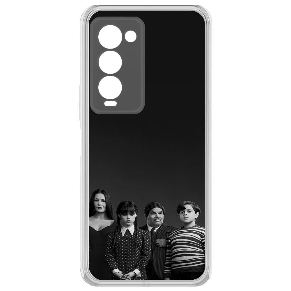 

Чехол-накладка Уэнсдей Аддамс - Семейка Аддамс для TECNO Camon 18 Premier, Прозрачный