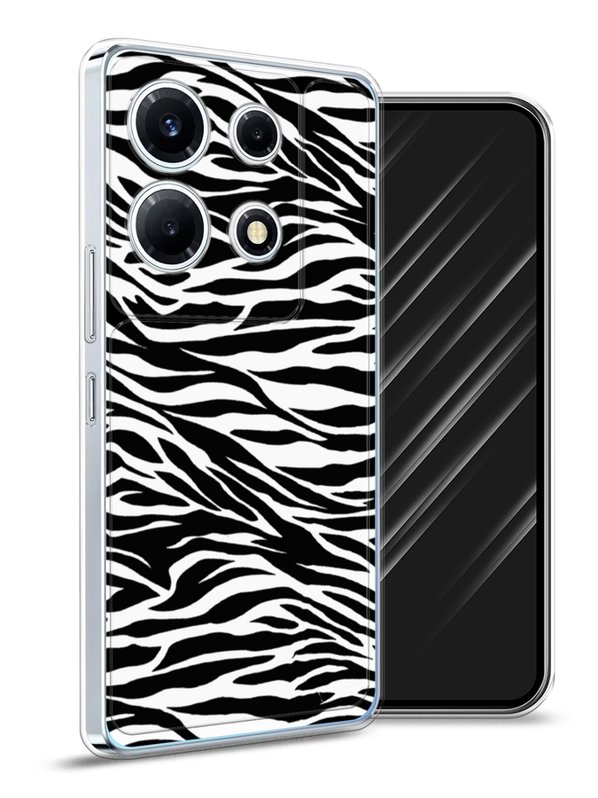 

Чехол Awog на Infinix Note 30 VIP "Принт зебра", Белый;серый;черный, 3104750-7