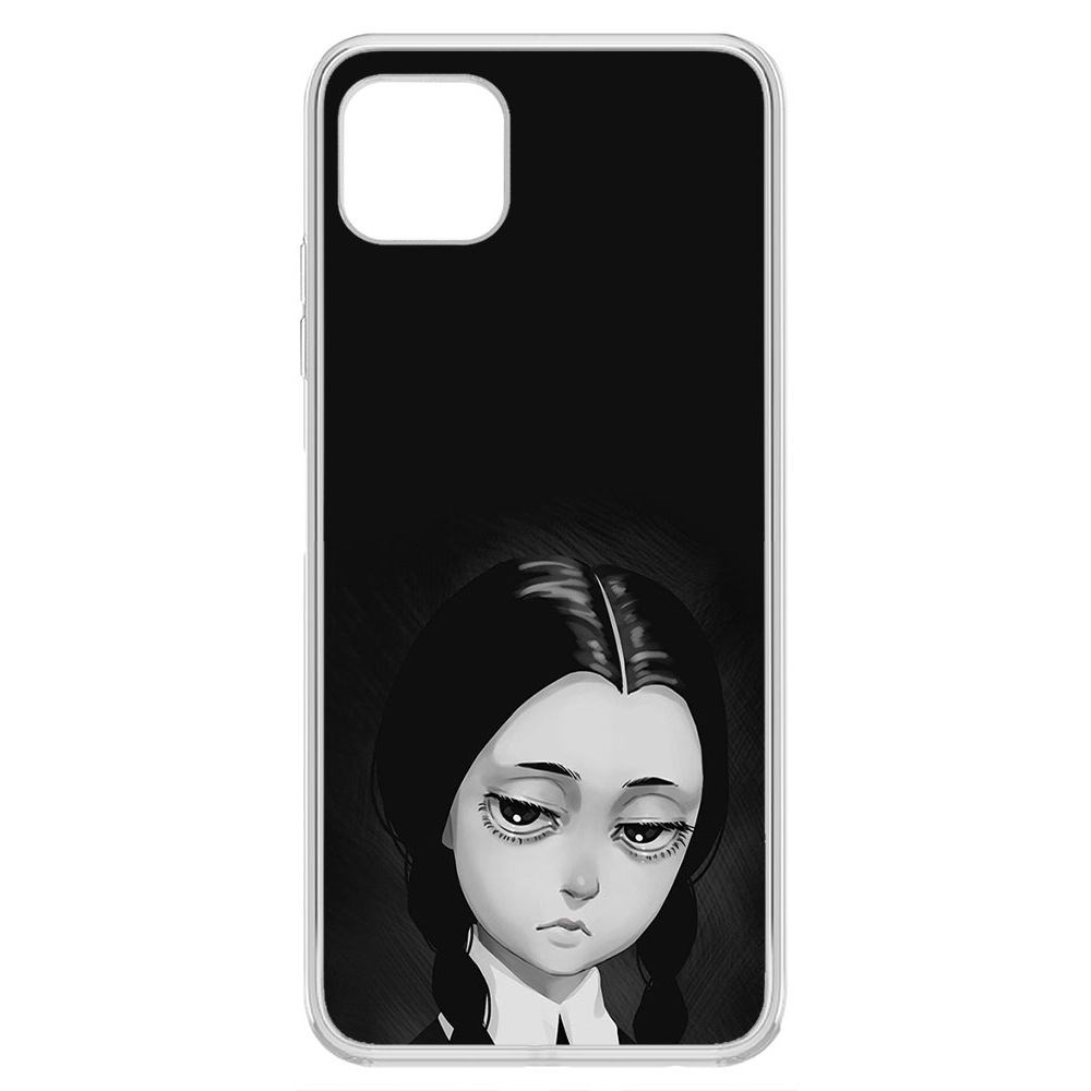 Чехол-накладка Уэнсдей Аддамс - Рисованная Уэнсдей для Samsung Galaxy A22s (A226)