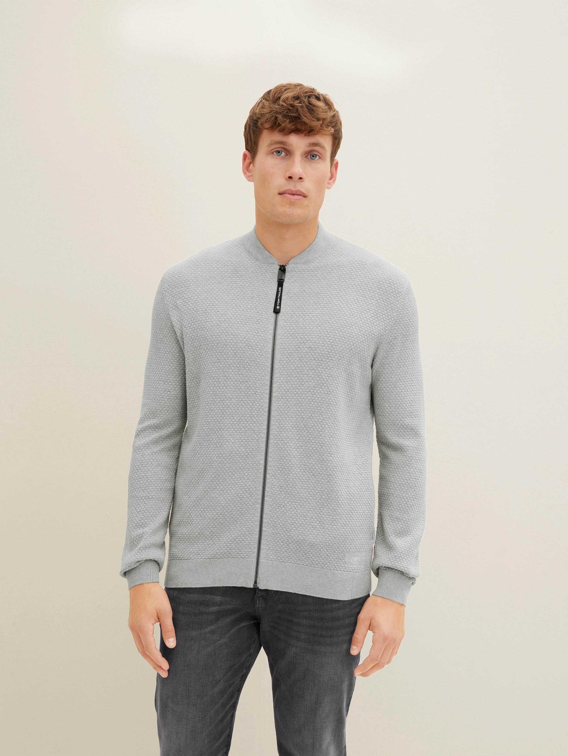 

Кардиган мужской TOM TAILOR 1032287 серый XL, 1032287
