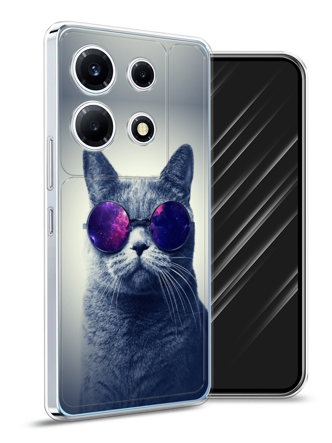 

Чехол Awog на Infinix Note 30 VIP "Космический кот", Бордовый, 3104750-1