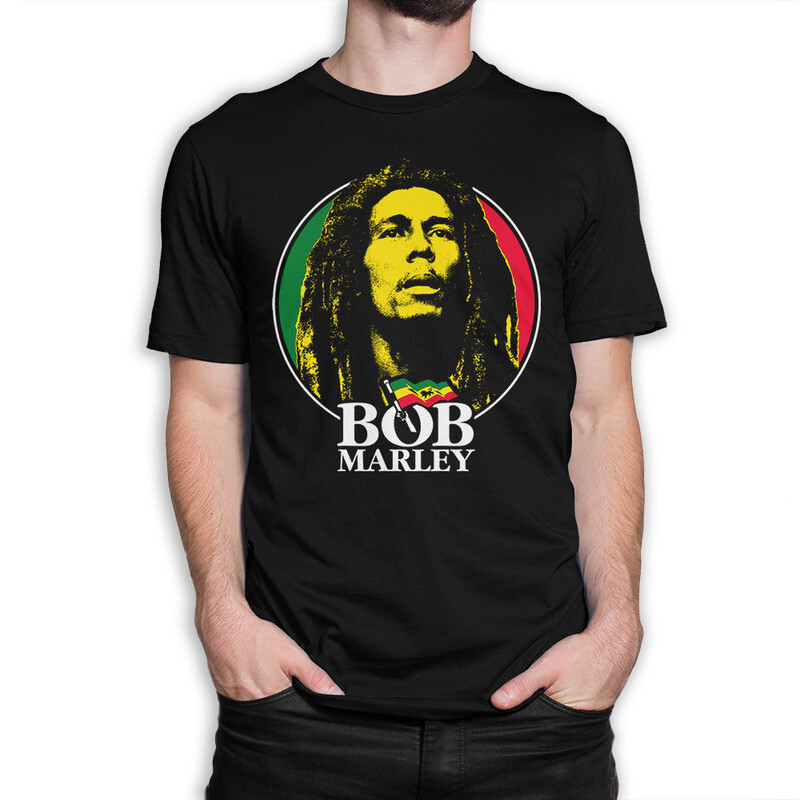 

Футболка мужская Dream Shirts Боб Марли 999562222 черная XS, Боб Марли 999562222