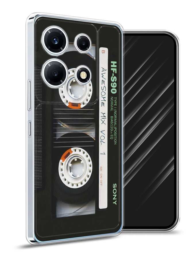 

Чехол Awog на Infinix Note 30 VIP "Кассета", Черный, 3104750-10