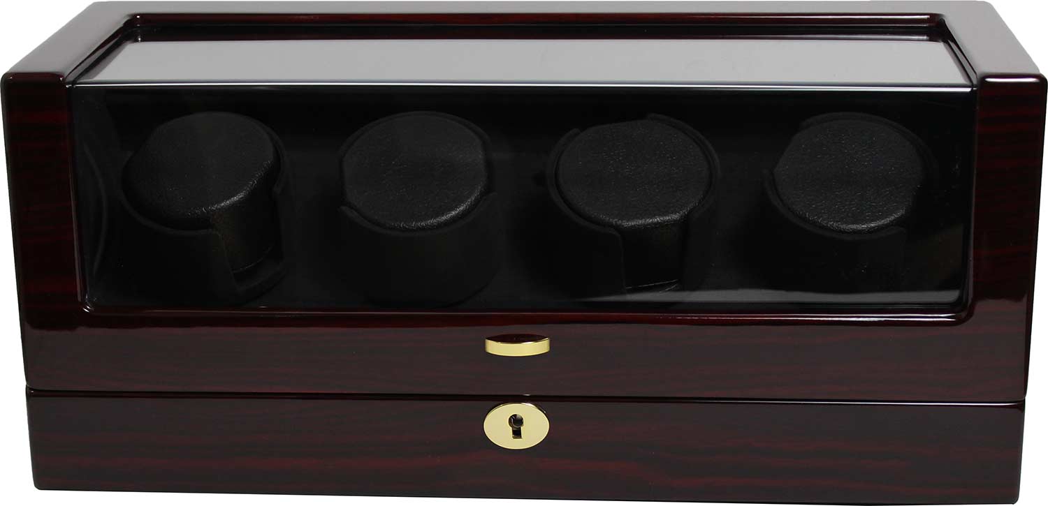 

Шкатулка для часов AllBox 1012-4EF-F-5, Красный;прозрачный