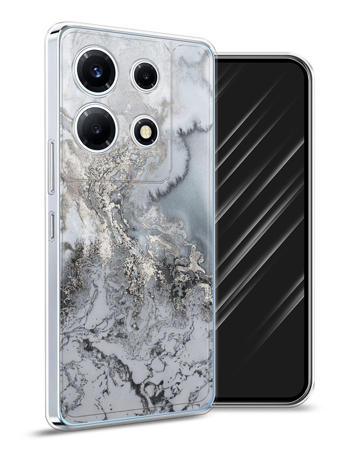 

Чехол Awog на Infinix Note 30 VIP "Морозная лавина серая", Серый;серебристый, 3104750-3