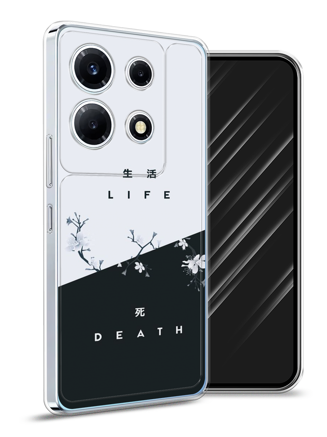 

Чехол Awog на Infinix Note 30 VIP "Life and death", Черный;серый, 3104750-7