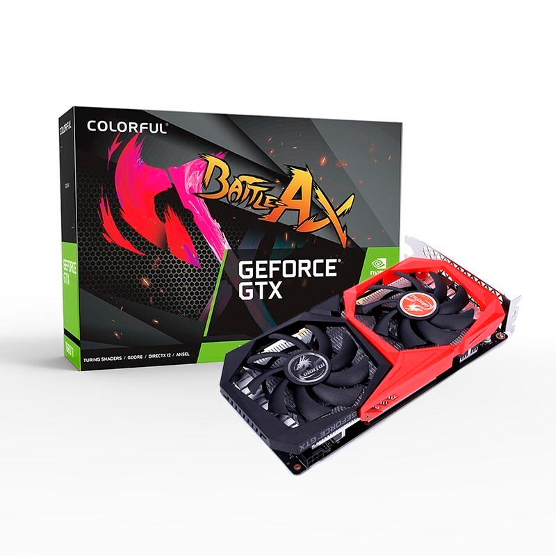 фото Видеокарта colorful nvidia geforce gtx 1650 (gtx 1650 nb 4gd6-v)