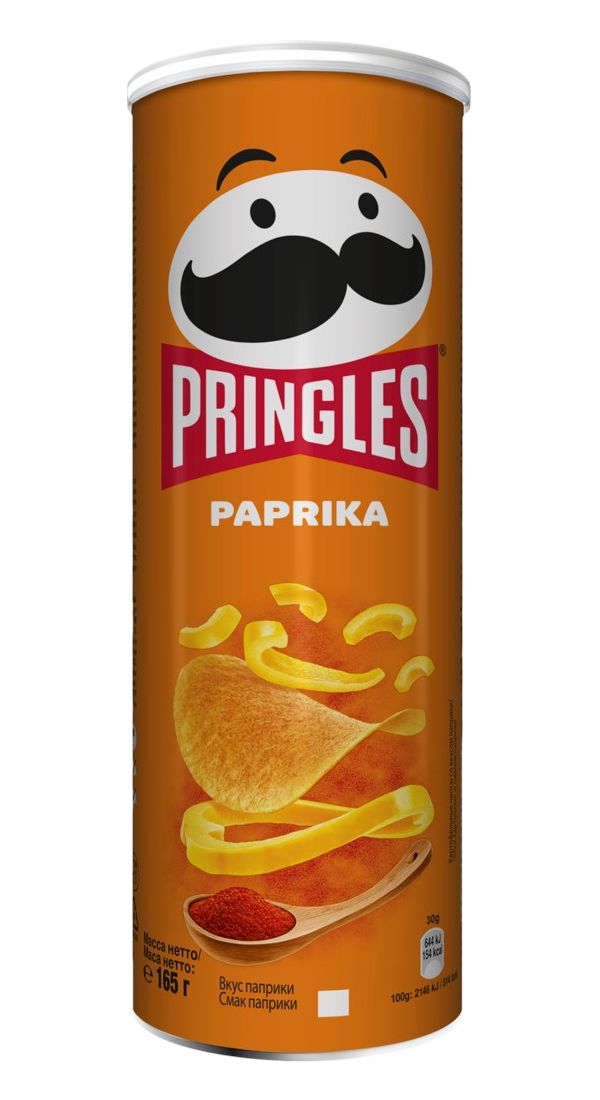 фото Чипсы картофельные pringles со вкусом паприки 165 г