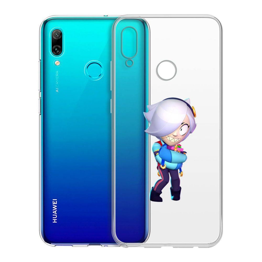 

Чехол-накладка Brawl Stars-Колетт для Huawei P Smart (2019)or 10 Lite (2019), Прозрачный