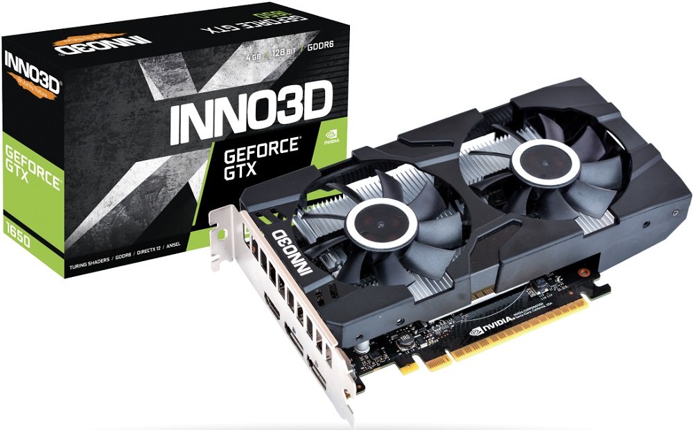 фото Видеокарта inno3d gtx 1650 d6 twin x2 oc (n16502-04d6x-1177va25)