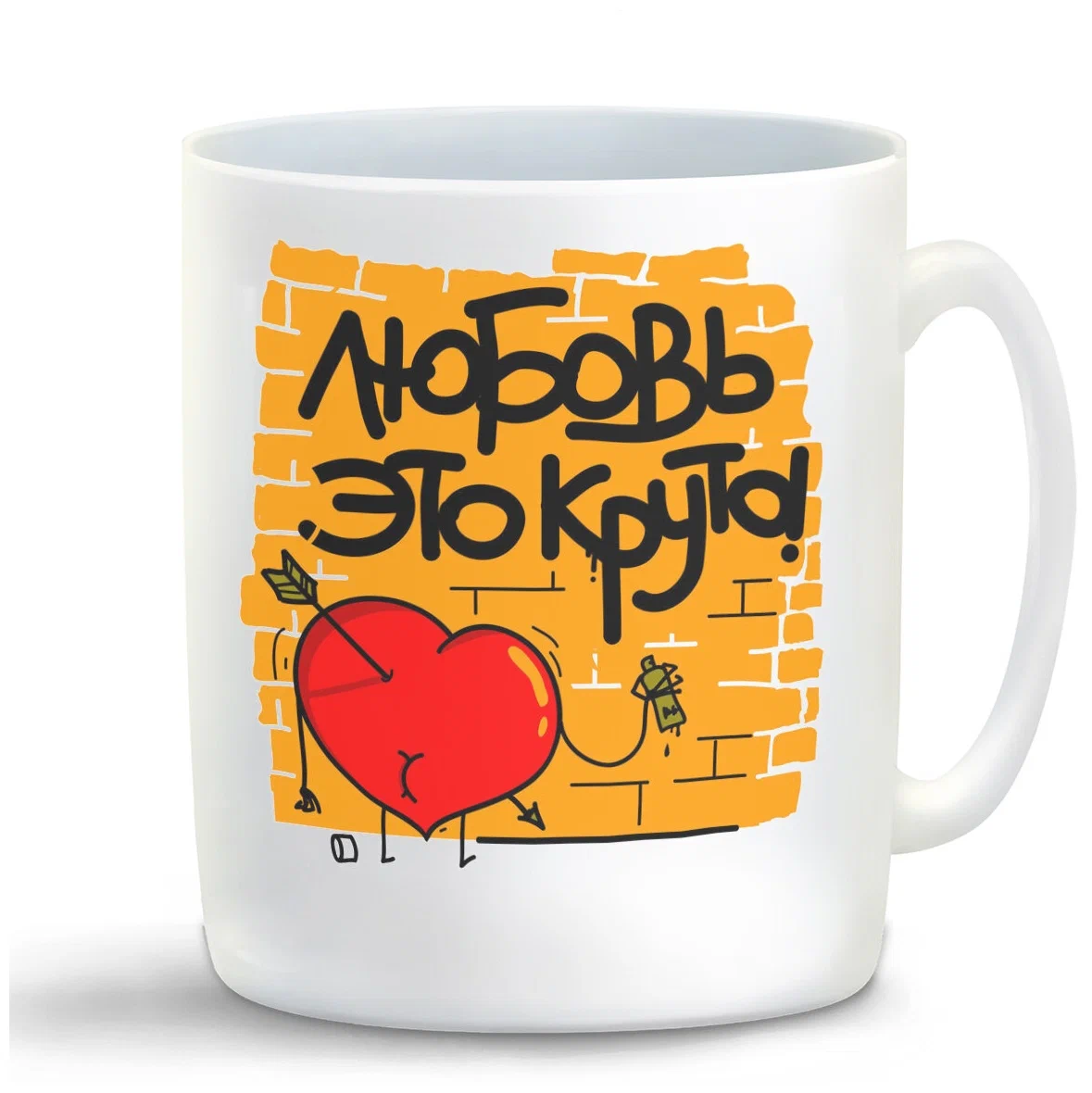 

Кружка CoolPodarok Любовь это круто