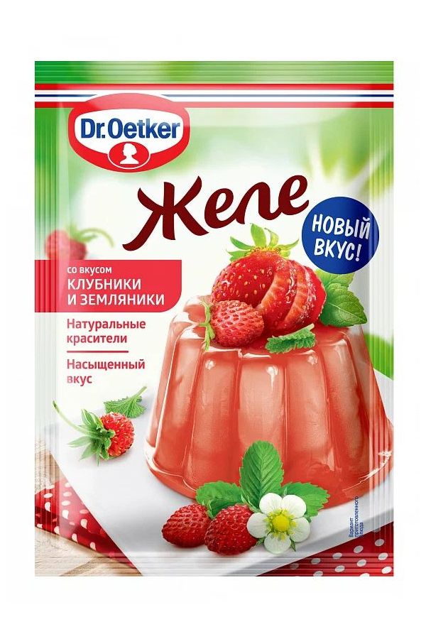 

Смесь для приготовления десерта Dr. Oetker Желе клубника-йогурт 37 г