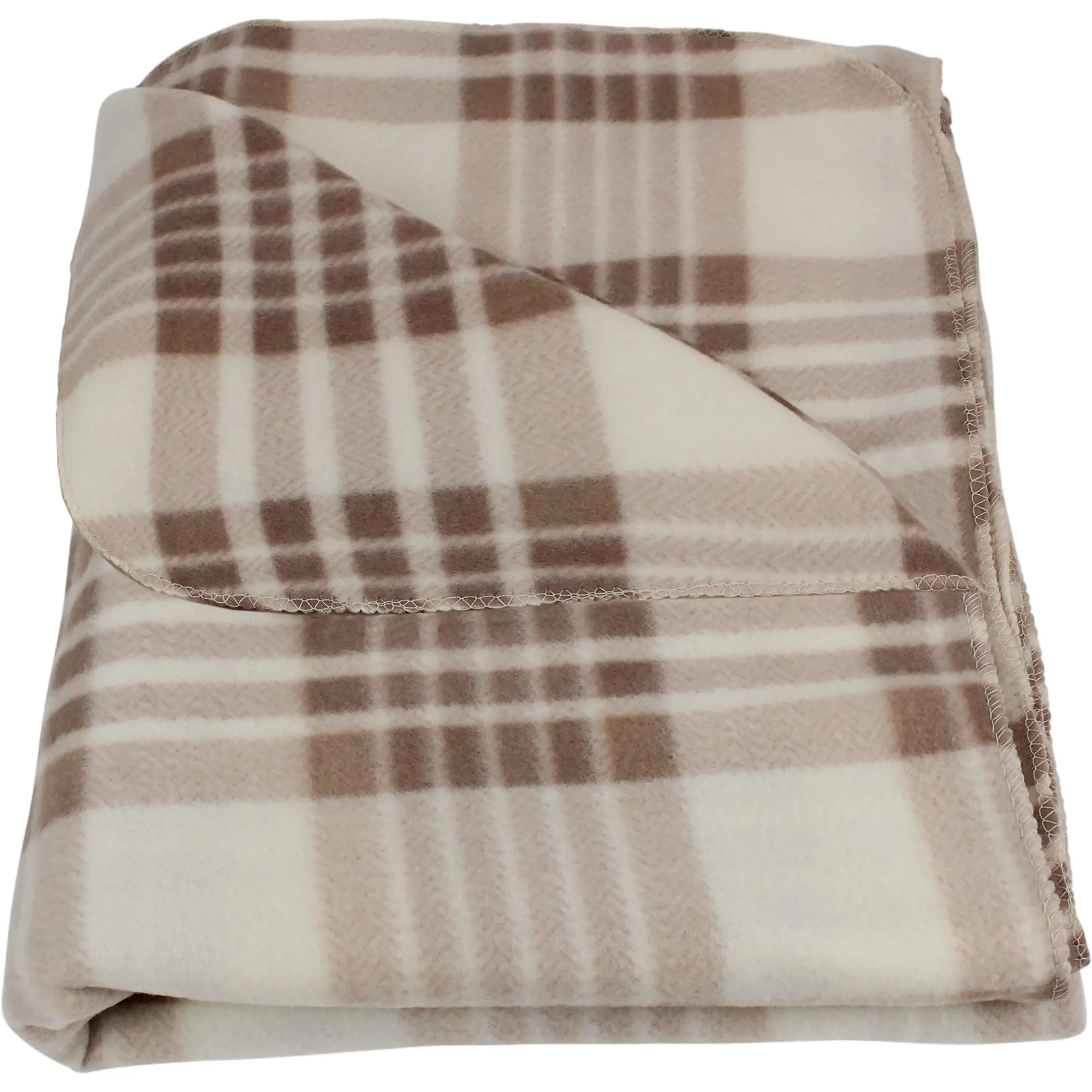 Плед Basic 130x170 см флис цвет коричневый