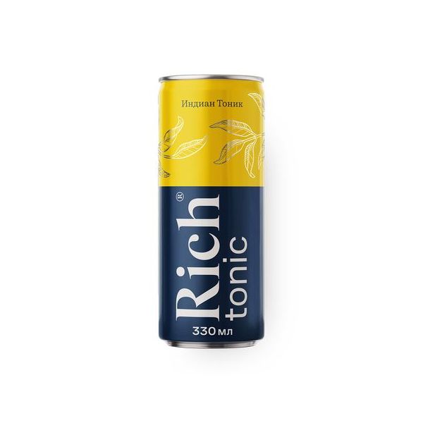 

Газированный напиток Rich tonic индиан тоник 0,33 л