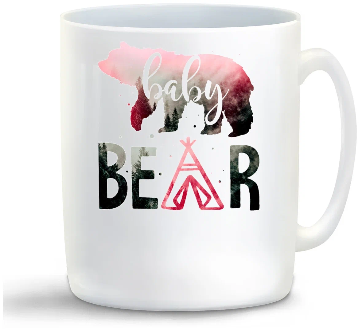 

Кружка CoolPodarok Семья. baby bear