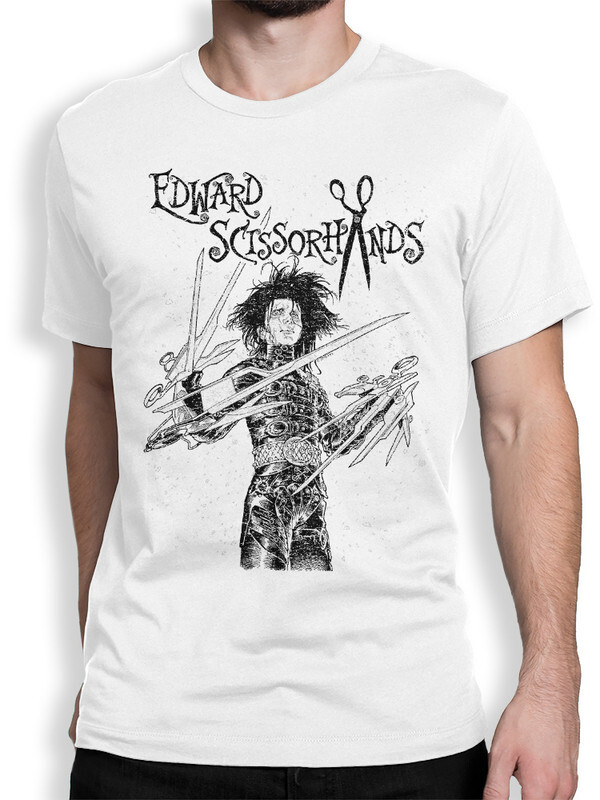 

Футболка мужская Dream Shirts Эдвард Руки Ножницы белая XS, Эдвард Руки Ножницы
