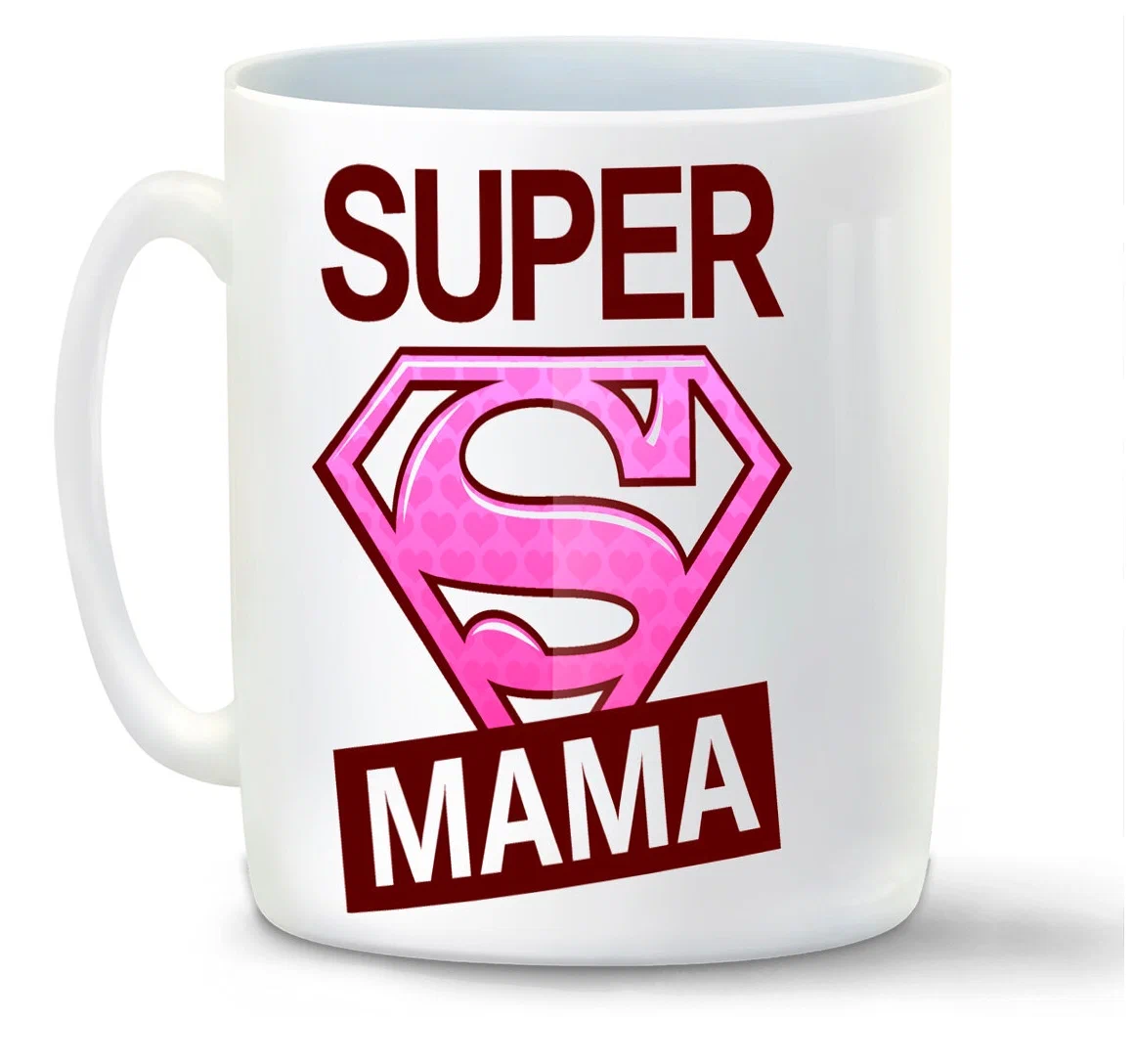 

Кружка CoolPodarok Супер мама Super