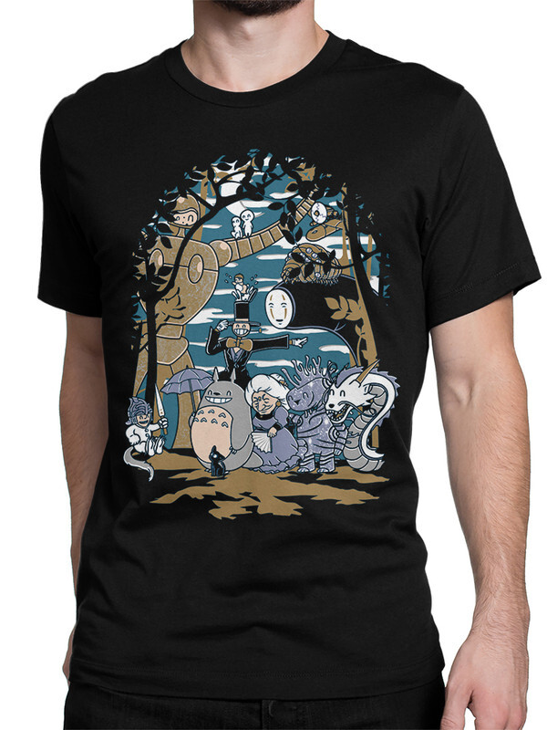 

Футболка мужская Dream Shirts Фильмы Гибли черная XS, Черный, Фильмы Гибли