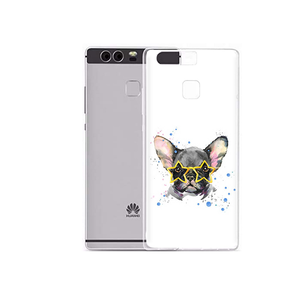 

Чехол MyPads Tocco для Huawei P9 Plus буля в очках (PT31455.54.252), Прозрачный, Tocco