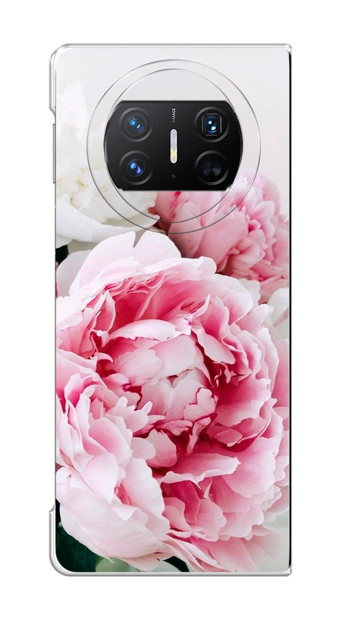 

Чехол на Huawei Mate X3 "Розовые и белые пионы", Розовый;белый, 6122450-1