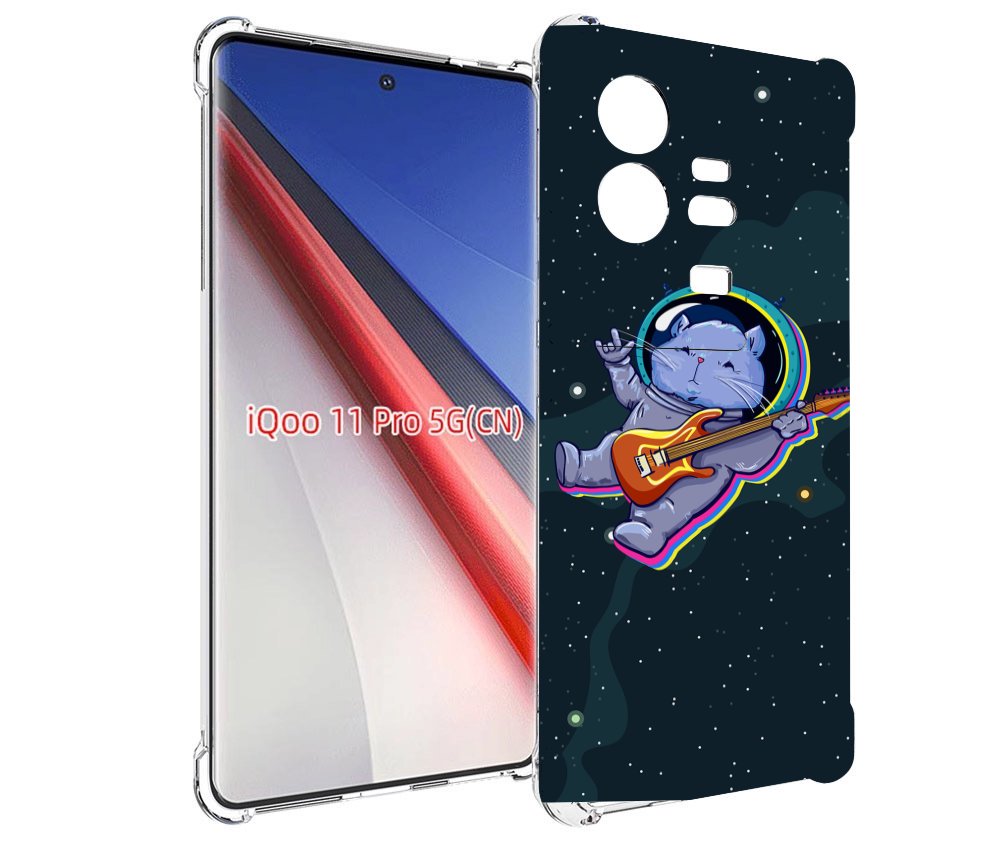 

Чехол бампер MyPads крутой-хомяк-в-космосе для Vivo iQOO 11 Pro ..., Прозрачный, Tocco