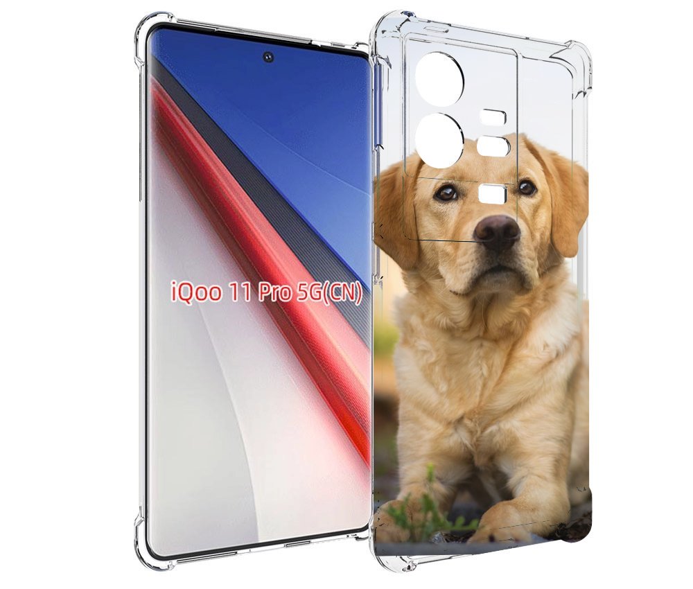 

Чехол бампер MyPads лабрадор ретривер для Vivo iQOO 11 Pro проти..., Прозрачный, Tocco