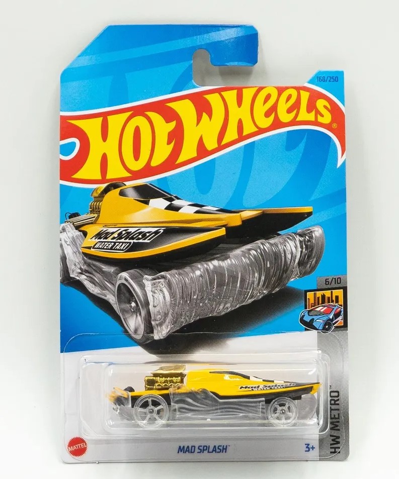 Машинка Hot Wheels HW Metro Mad Splash, HKG94-N52 машинка hot wheels hw metro drone duty hkj70 n521