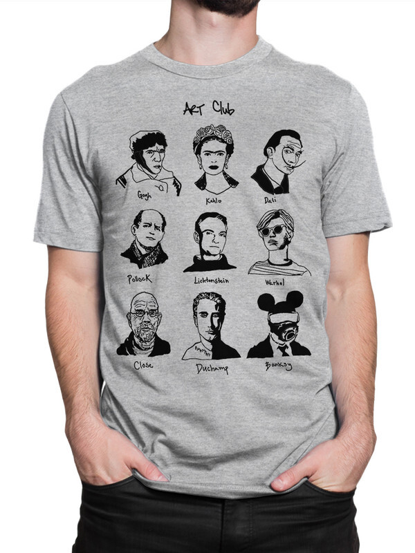 

Футболка мужская Dream Shirts Известные Художники серая S, Известные Художники