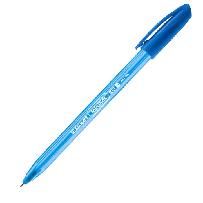 

Ручка шариковая Luxor InkGlide 100 Icy синяя, 0,7мм, трехгран 16702/12 Bx (12 шт)