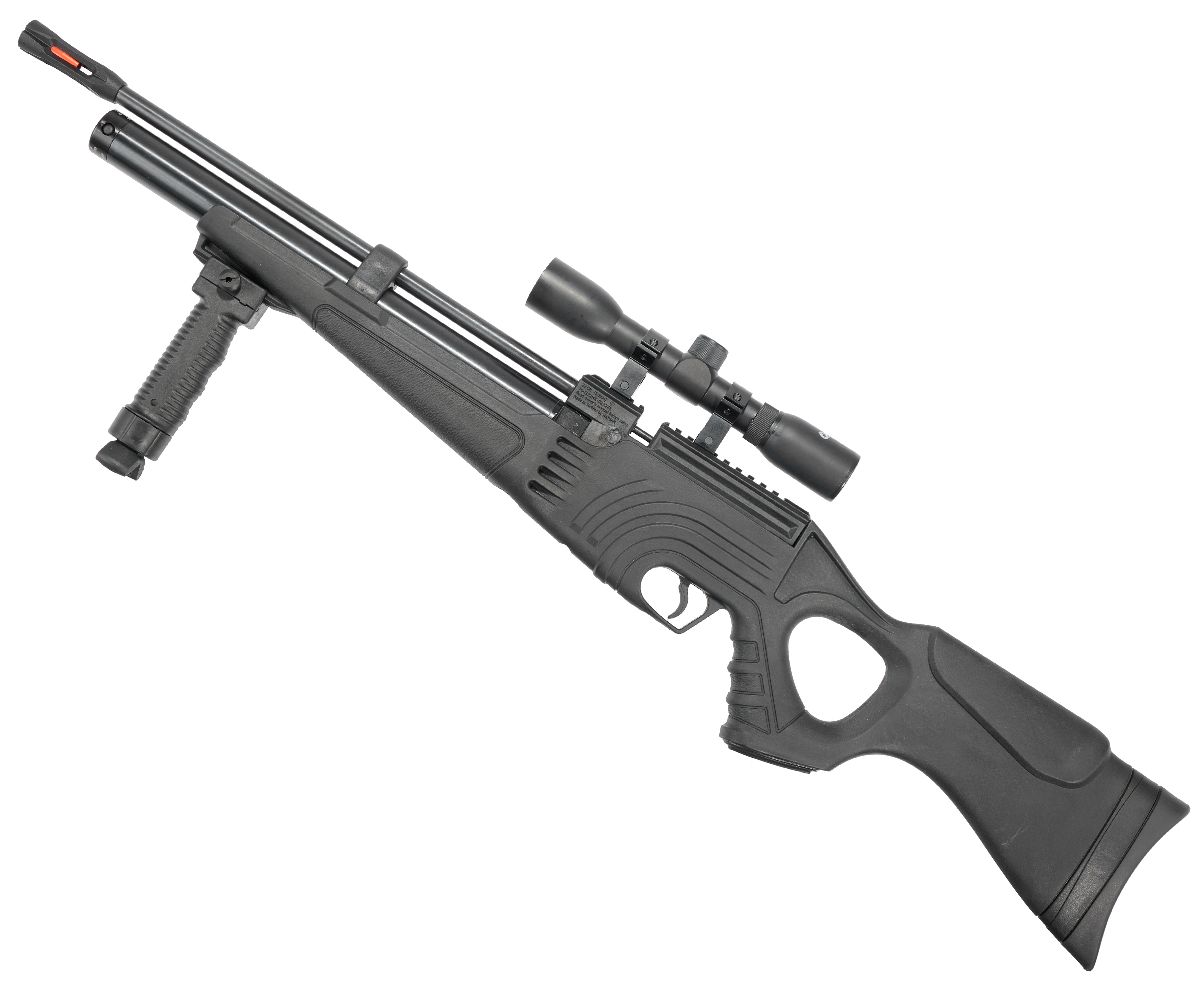Пневматическая винтовка Hatsan Flash 101 Set 5.5 мм 3 Дж, насос, прицел 4x32, сошки