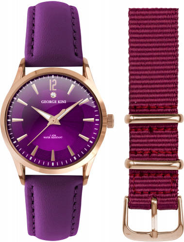 фото Наручные часы женские george kini gk.23.3.10r.114 фиолетовые